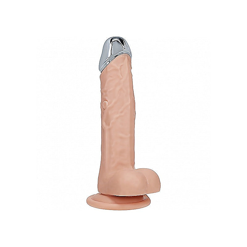 REALROCK Metal Head 6 Inch Realistic Vibrating Dildo - Vibrating Dildos