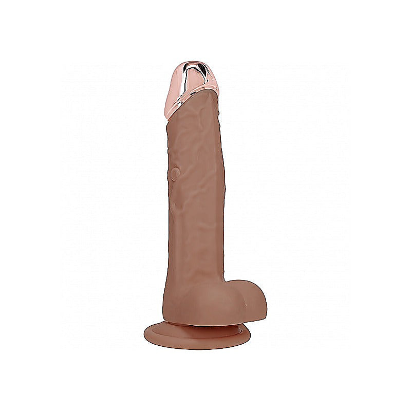REALROCK Metal Head 6 Inch Realistic Vibrating Dildo - Vibrating Dildos