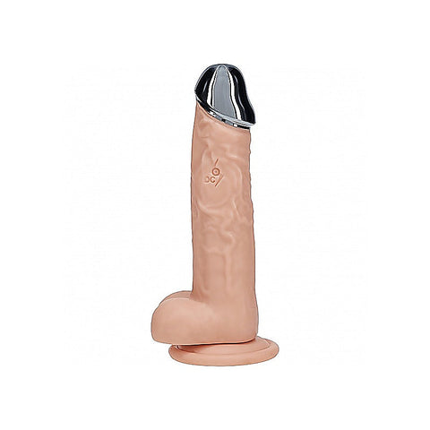 REALROCK Metal Head 6 Inch Realistic Vibrating Dildo - Vibrating Dildos