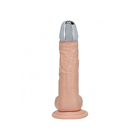 REALROCK Metal Head 6 Inch Realistic Vibrating Dildo - Vibrating Dildos