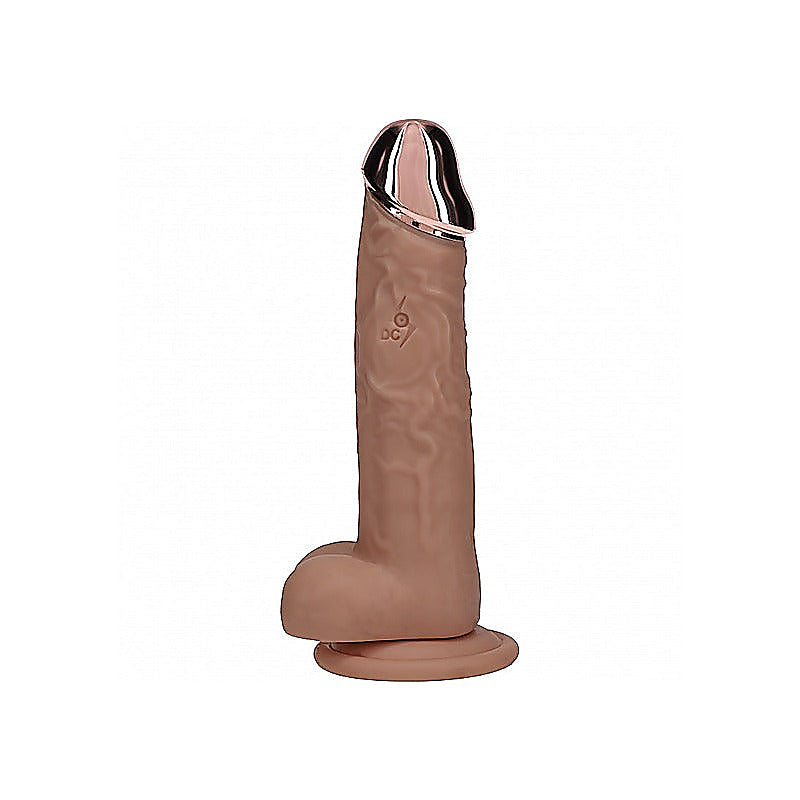 REALROCK Metal Head 7 Inch Vibrating Dildo by Shots Toys - Vibrating Dildos