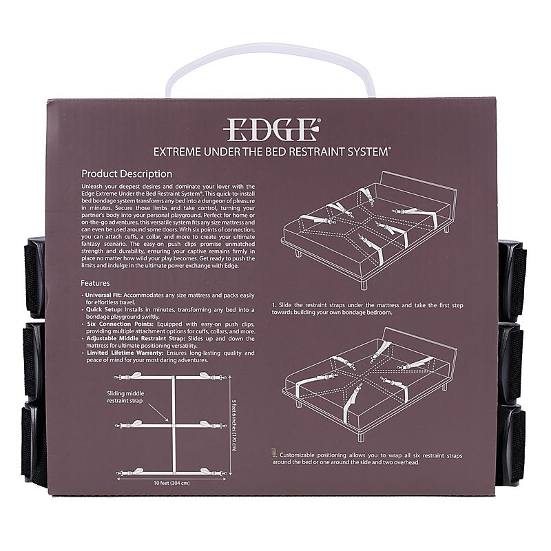 EDGE Extreme Under the Bed Restraint System by Sportsheets - Cuffs And Restraints
