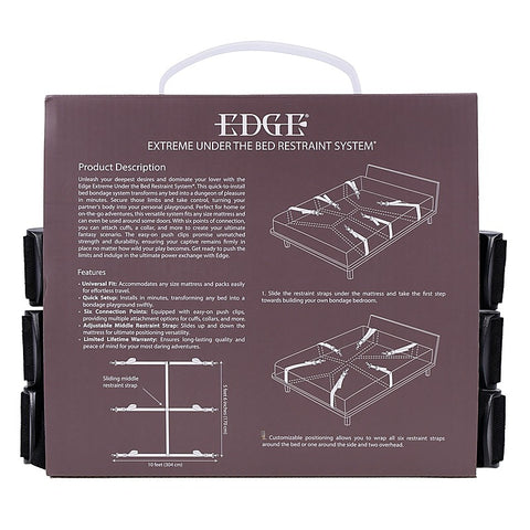 EDGE Extreme Under the Bed Restraint System by Sportsheets - Cuffs And Restraints