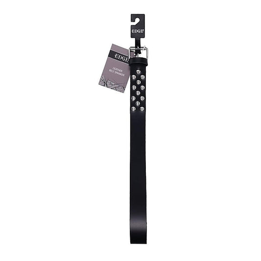 EDGE Leather Belt Spanker by Sportsheets - Whips And Crops