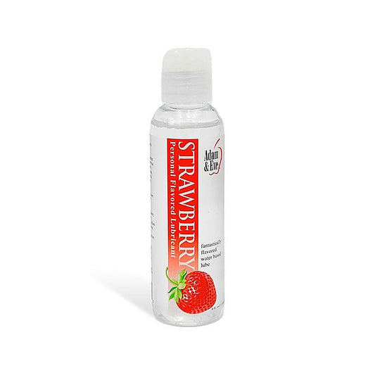 STRAWBERRY Water Based Lubricant by Adam & Eve - Water Based Lubes