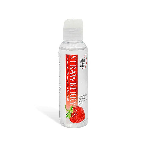 STRAWBERRY Water Based Lubricant by Adam & Eve - Water Based Lubes