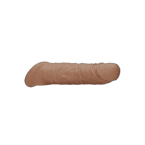 REALROCK 8 Inch Realistic Penis Extender with Cock Rings - Penis Sleeves and Extenders