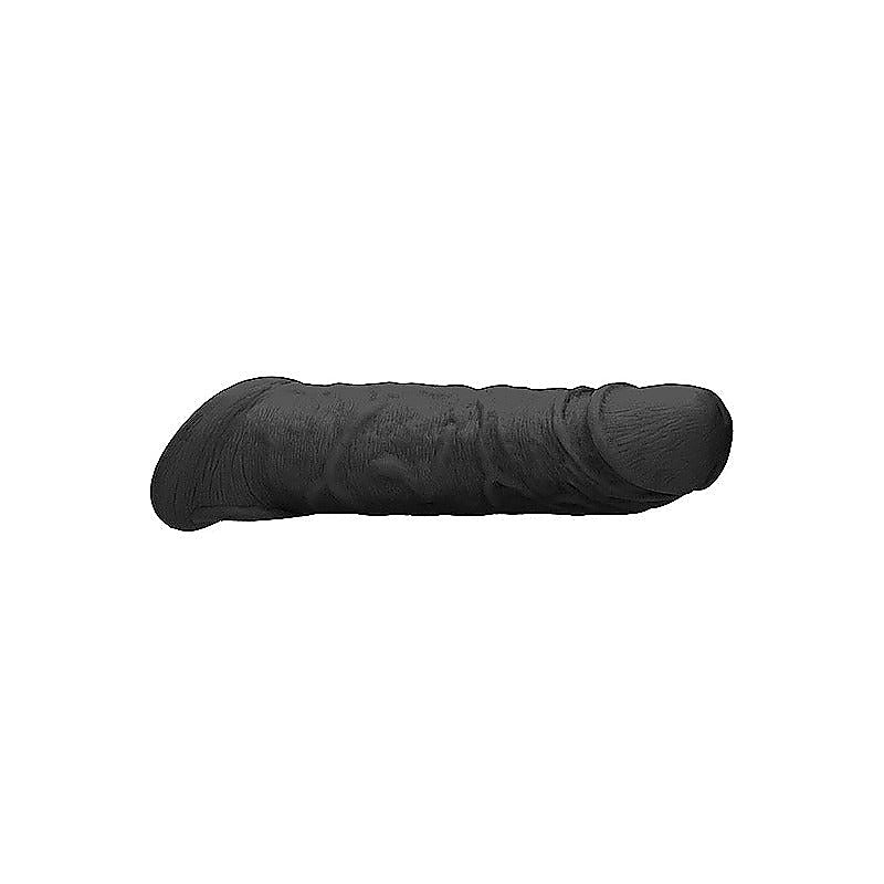 REALROCK 8 Inch Realistic Penis Extender with Cock Rings - Penis Sleeves and Extenders