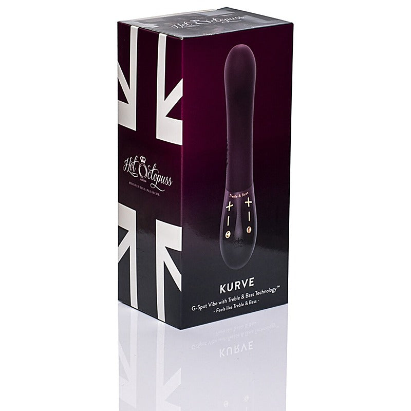 Kurve Waterproof Silicone G Spot Vibrator by Hot Octopuss - G-Spot Vibrators