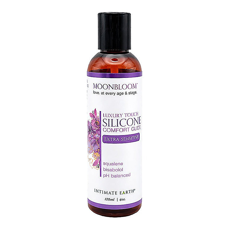 Moon Bloom Silicone Comfort Glide by Intimate Earth - Silicone Based Lubes