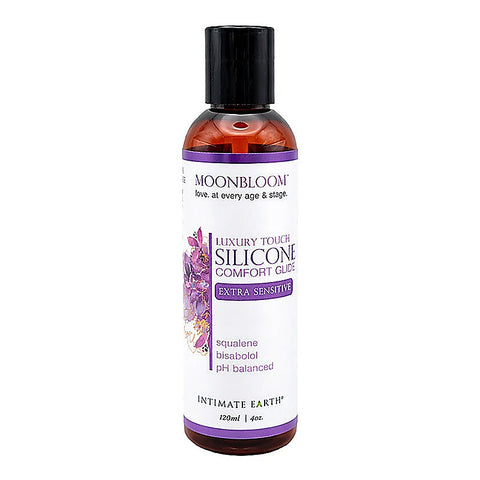 Moon Bloom Silicone Comfort Glide by Intimate Earth - Silicone Based Lubes