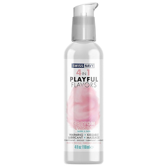 Swiss Navy Playful 4 in 1 Cotton Candy Lubricant - Lubricants and Lotions