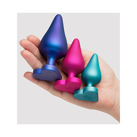 Romp Luster Silicone Butt Plugs Set by Love Honey - Butt Plugs