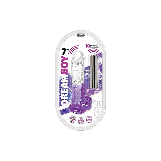 Dream Boy 7 Inch USB Rechargeable Dildo by Hott Products - Vibrating Dildos