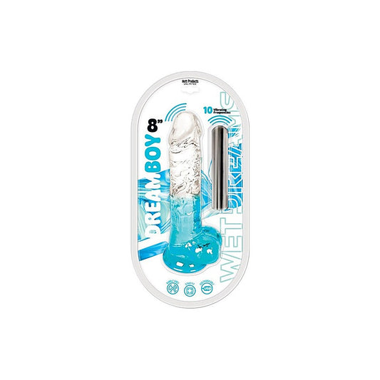 Dream Boy 8 Inch USB Rechargeable Dildo by Hott Products - Vibrating Dildos