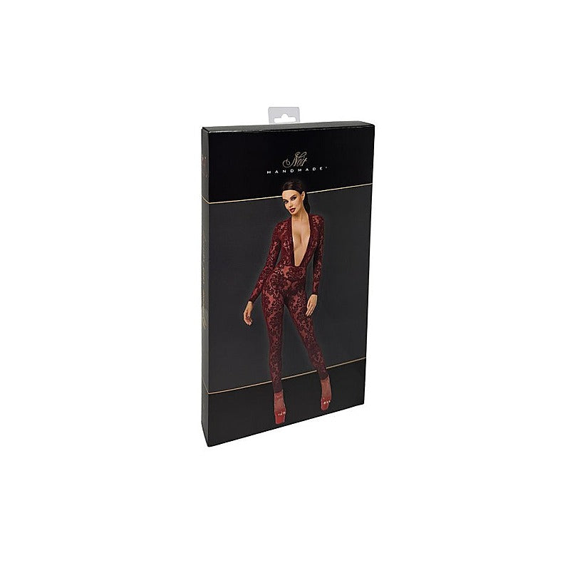Kink Royal V Neck Womens Catsuit by Noir Handmade - Teddies and Bodysuits