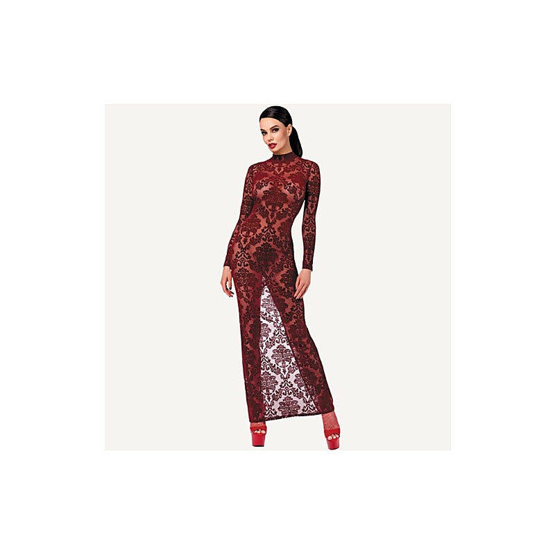 Kink Royal Sexy Womens Gown Red by Noir Handmade - Kimono's and Gowns