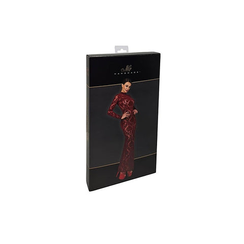 Kink Royal Sexy Womens Gown Red by Noir Handmade - Kimono's and Gowns