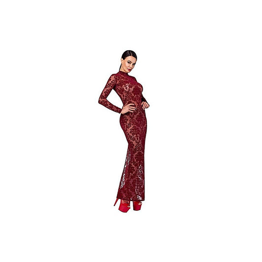 Kink Royal Sexy Womens Gown Red by Noir Handmade - Kimono's and Gowns