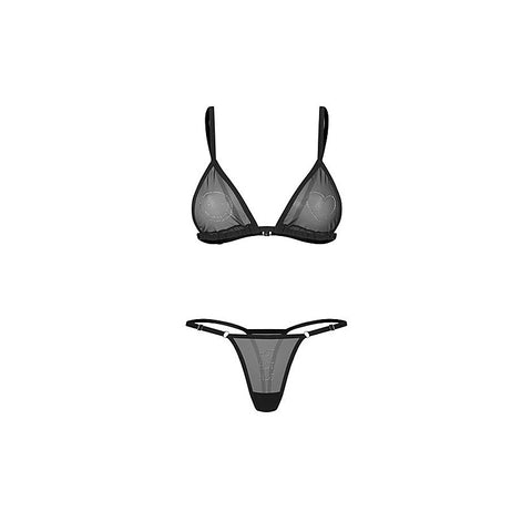 Wet Me 2 Piece Sexy Bra and Panty Set by Obsessive - Bras and Bra Sets