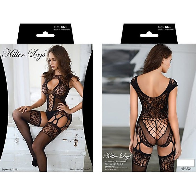 Never Lose Me Cut-out Bodystocking Body Stocking by Yelete - Body Stockings
