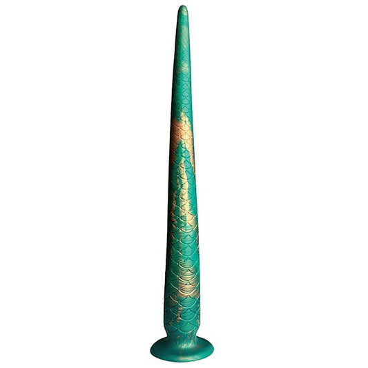 Verdant Titan 18.5 Inch Monster Silicone Dildo by Baile - Realistic Dildos