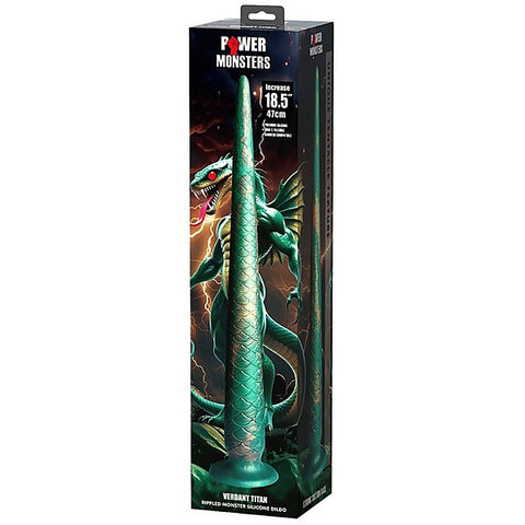 Baile Verdant Titan 18.5 Inch Monster Silicone Dildo - Realistic Dildos