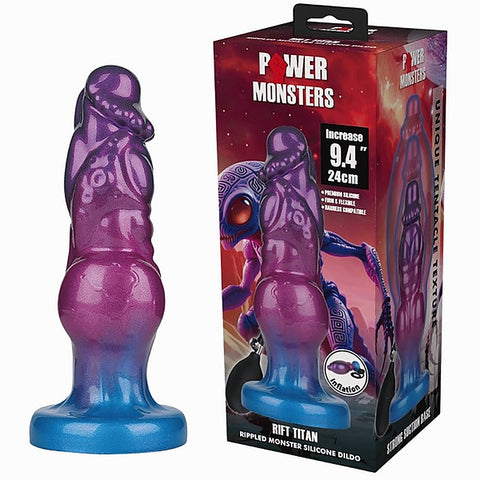 Baile Rift Titan 9.4 Inch Inflatable Monster Silicone Dildo - Realistic Dildos