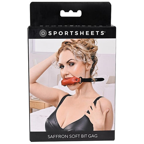 Saffron Soft Bit BDSM Gag by Sportsheets - Bondage Gags and Bits