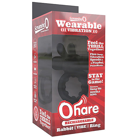 Ohare Rechargeable Vibrating Cock Ring by Screaming O - Vibrating Cock Rings