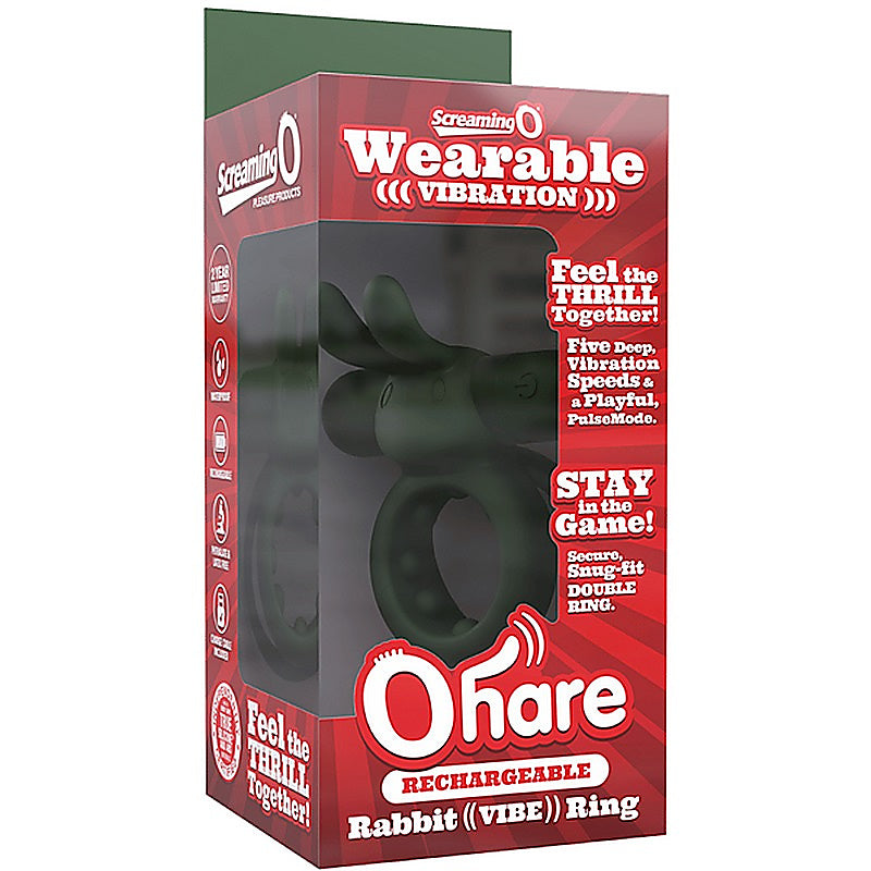 Ohare Rechargeable Vibrating Cock Ring by Screaming O - Vibrating Cock Rings