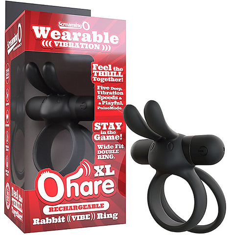 Ohare XL Rechargeable Rabbit Vibe Penis Ring by Screaming O - Vibrating Cock Rings