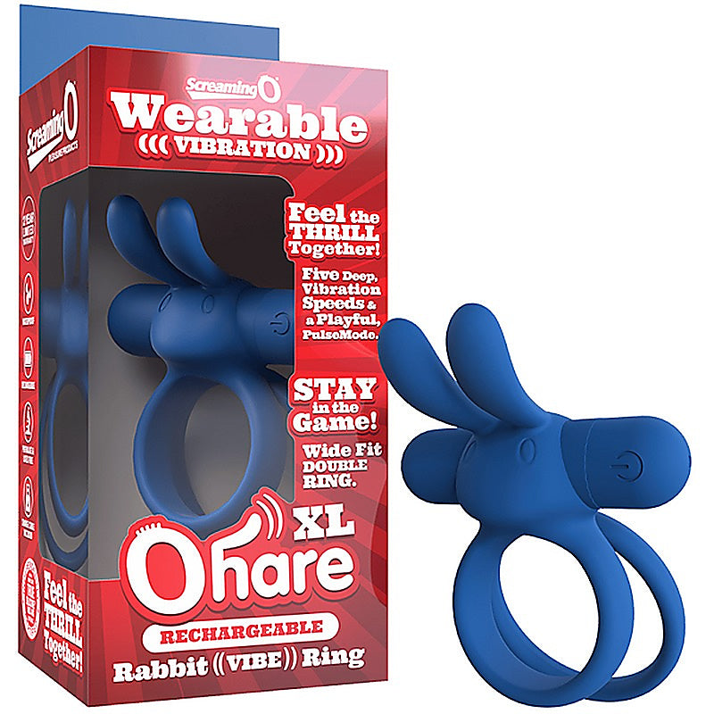 Ohare XL Rechargeable Rabbit Vibe Penis Ring by Screaming O - Vibrating Cock Rings