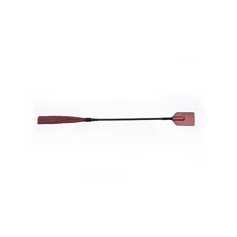 Saffron Tap & Tickle Dual Ended Crop and Silicone Flogger - Whips And Crops