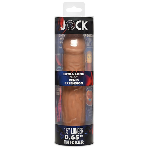 JOCK Extra Long 1.5 Inch Penis Extension Sleeve - Penis Sleeves and Extenders
