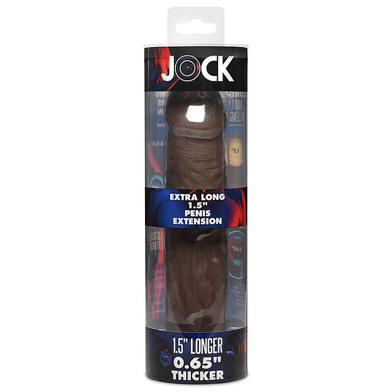 JOCK Extra Long 1.5 Inch Penis Extension Sleeve - Penis Sleeves and Extenders