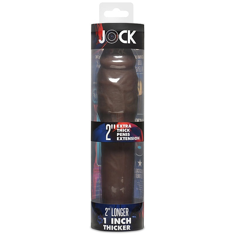 JOCK Extra Thick 2 Inch Penis Extension Sleeve by Curve Toys - Penis Sleeves and Extenders