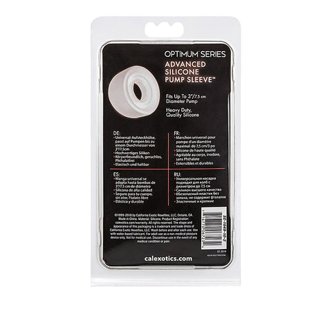 Optimum Series Advanced Silicone Pump Sleeve - Penis Sleeves and Extenders