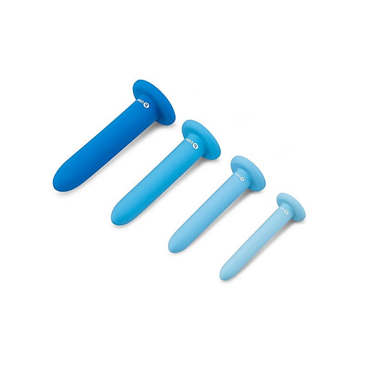 4 Piece Silicone Anal Training Dilator Set by B-Vibe - Butt Plugs