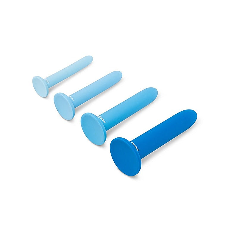 b-Vibe 4 Piece Silicone Anal Training Dilator Set - Butt Plugs