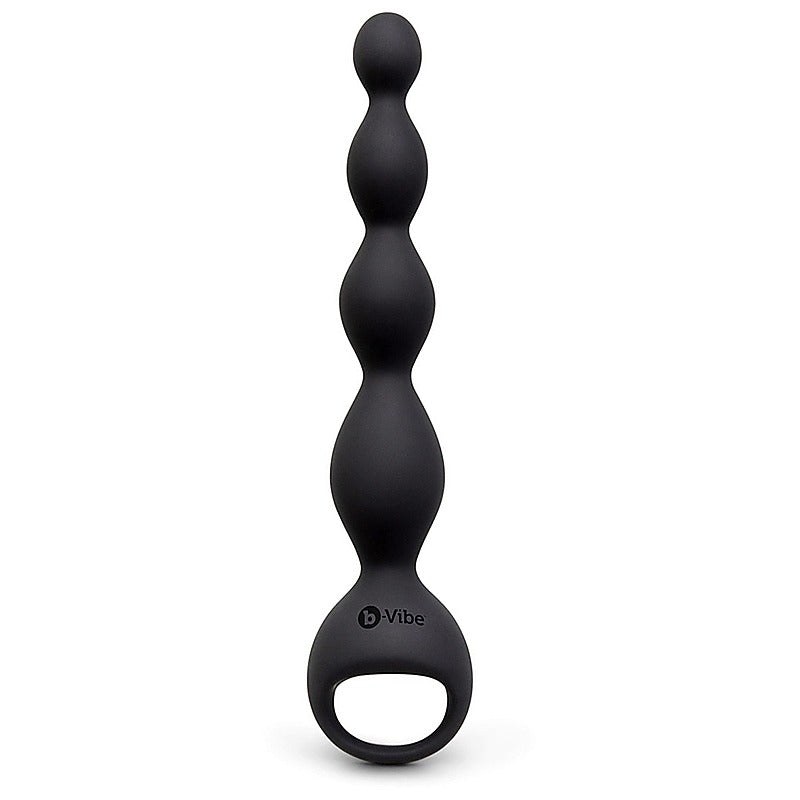 b-Vibe 6.5 Inch Vibing Tapered Silicone Anal Beads - Anal Beads and Balls