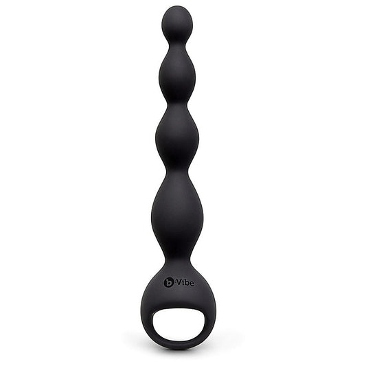 6.5 Inch Vibing Tapered Silicone Anal Beads by B-Vibe - Anal Beads and Balls