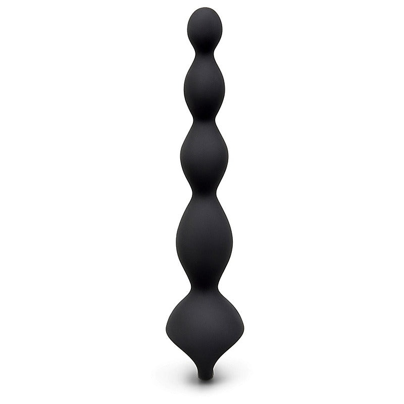 b-Vibe 6.5 Inch Vibing Tapered Silicone Anal Beads - Anal Beads and Balls