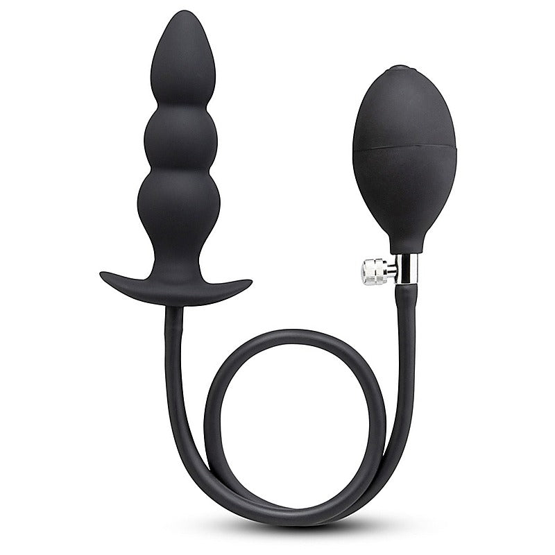 b-Vibe Beaded Silicone Inflatable Anal Plugs - Butt Plugs