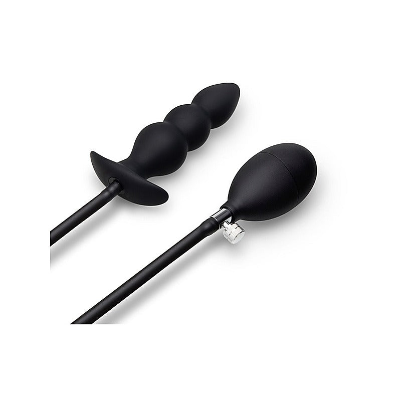 b-Vibe Beaded Silicone Inflatable Anal Plugs - Butt Plugs