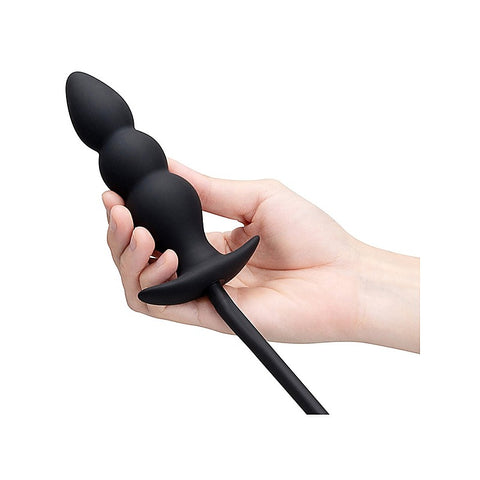 b-Vibe Beaded Silicone Inflatable Anal Plugs - Butt Plugs
