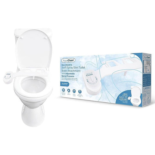 AquaClean Swift Spray Slim Toilet Bidet Attachment by Xgen - Enemas and Douches