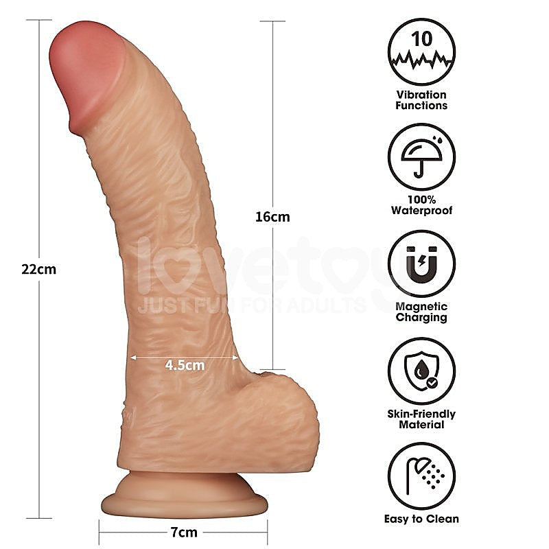 Power Basics Vibrating Dildo by Lovetoy - Vibrating Dildos