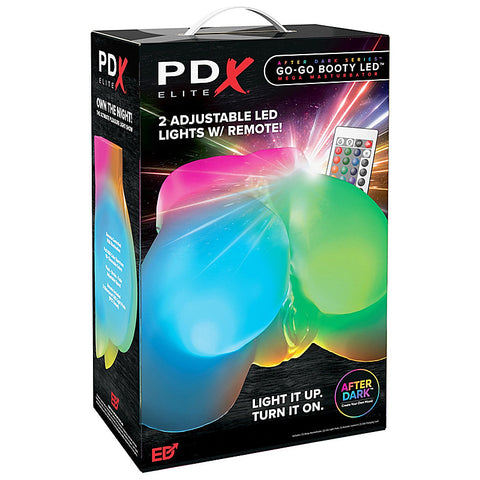 PDX Elite Go-Go Booty LED Mega Mens Masturbator - Masturbators and Strokers