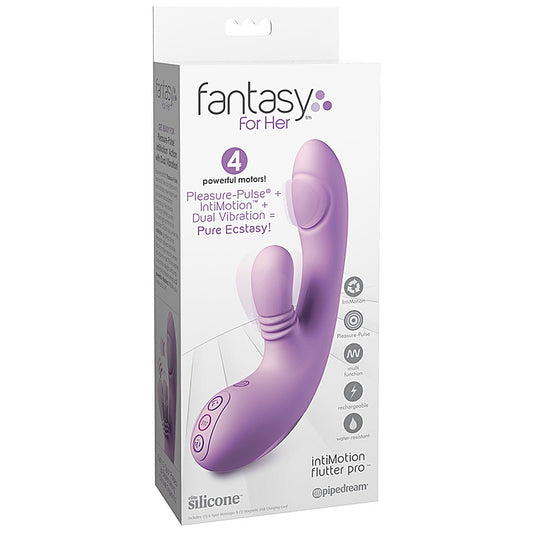Fantasy For Her intiMotion Flutter Pro Rabbit Vibrator - Rabbit Vibrators